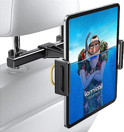Suporte para Tablet Carro Universal com Giro 360 Lamicall - Compatível com Smartphones