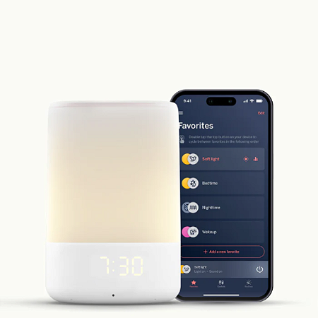 Nanit Ruído Branco + Luz com Despertador, Sons, Canções, Detecção de Choro