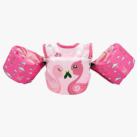 Prolife Colete Homologado Flutuador Infantil Flamingo  - 0 a 25kg Boia Infantil