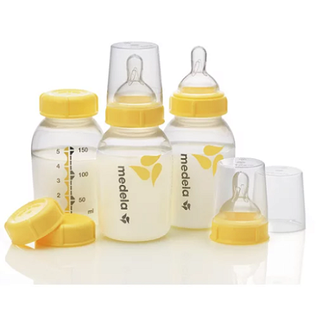 Medela Mamadeiras 3 un 150ml BPA Free, Clear with Volume Markings 0-4M