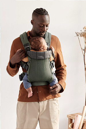 BABYBJORN Baby Carrier Harmony ダークグリーン BabyBjorn Baby Carrier Harmony Dark Green 0-3 anos, Malha 3D