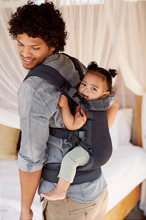 BabyBjorn Baby Carrier Harmony Anthracite 0-3 anos, Malha 3D