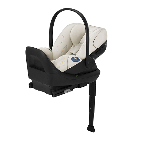 Bebê Conforto Cybex Cloud G Lux com SensorSafe - Concha Bege Com Base Isofix Inclusa