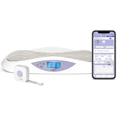 Hubble Trocador Balança Digital Automática Grow+ Smart Bluetooth/Aplicativo