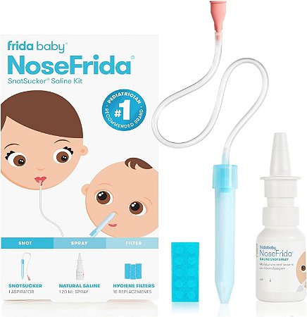 Fridababy NoseFrida com 10 Filtros Extras + Spray All Natural