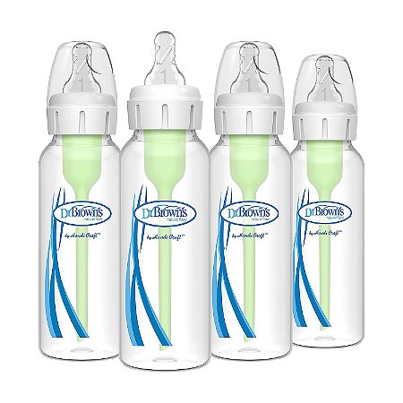 Dr Browns 4 Mamadeiras 250 mL Fluxo Bico Lento Nível 1 0m+