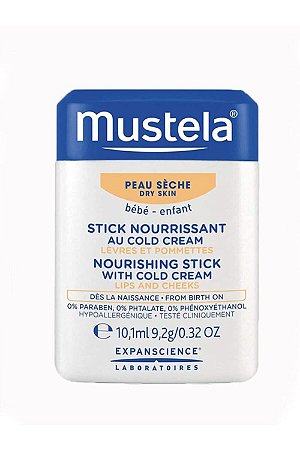 Mustela Stick Hidratante Labial e Facial Natural e Vegano Nourishing Stick
