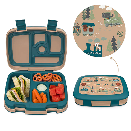 Bentgo Lancheira Kids Prints Lunch Box Trens