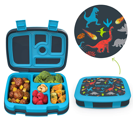 Bentgo Lancheira Kids Prints Lunch Box Dinossauro