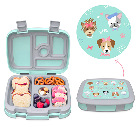 Bentgo Lancheira Kids Prints Lunch Box Amor Filhote de Cachorro