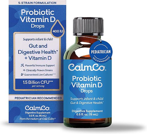 Probiótico Infantil CalmCo 15ml + Vitamina D