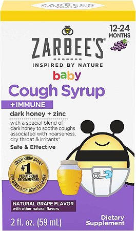 Zarbees com Mel e Zinco 100% Natural 59ml