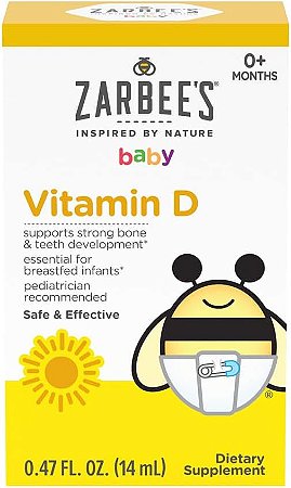 Zarbees Vitamina D para Bebê +0m, Crianças