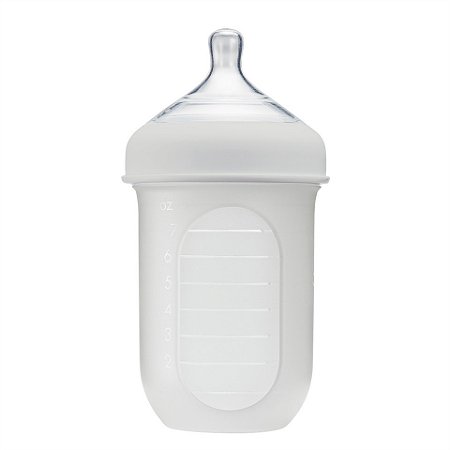 Boon Nursh Mamadeira Silicone 240 ml Branca