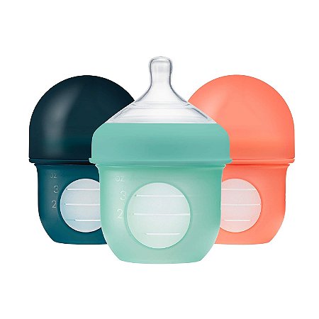 Boon Nursh 3 Mamadeiras Silicone 120 ml