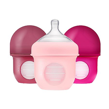 Boon Nursh 3 Mamadeiras Silicone 120 ml