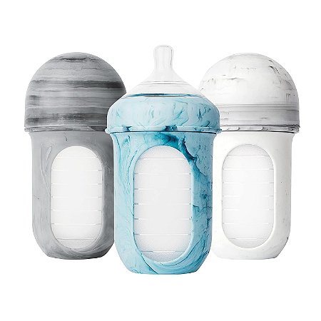 Boon Nursh 3 Mamadeiras Silicone 240ml