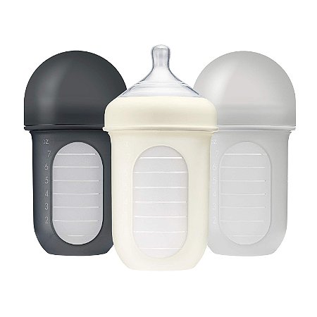 Boon Nursh 3 Mamadeiras Silicone 240ml