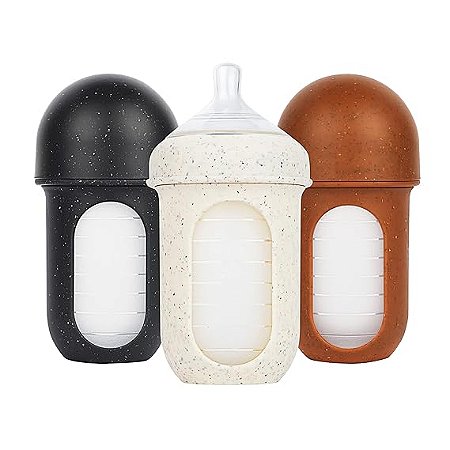 Boon Nursh 3 Mamadeiras Silicone 240ml Speckle