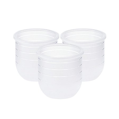 Boon Nurshe 3 Copos Reutilizáveis de Silicone para Mamadeira 120ml