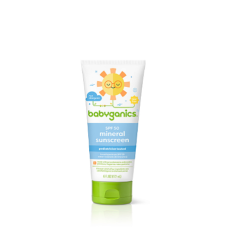 Babyganics Protetor Solar Baby Mineral FPS 50 Loção 177ml