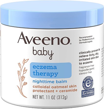 Aveeno Baby Eczema Therapy Bálsamo Noturno Nutritivo 312g