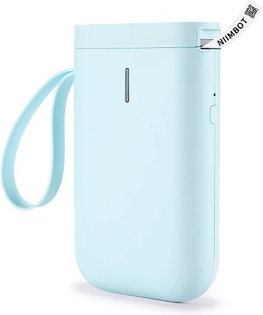 Etiquetadora Niimbot D11 Portátil Bluetooth Com Rolo de Fitas Incluídas, Versão 2023 Azul