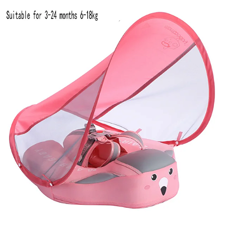 MambooBaby Boia para Bebê Com Pára Sol 3-24M Rosa