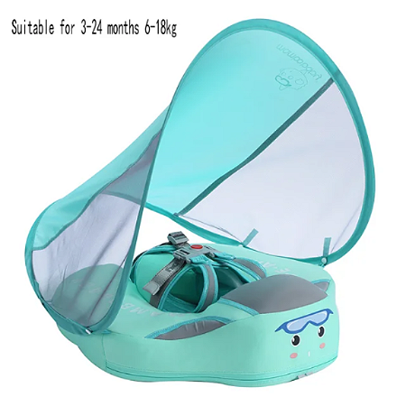 MambooBaby Boia para Bebê Com Pára Sol 3-24M Verde