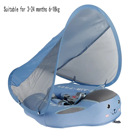 MambooBaby Boia para Bebê Com Pára Sol 3-24M Roxo