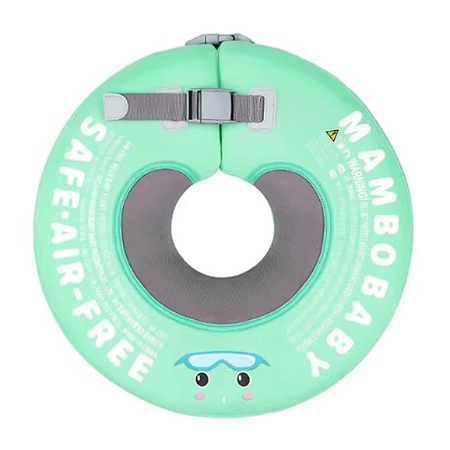 Boia de Pescoço para Recém-Nascido 0-10 KG Tamanho L MambooBaby Verde