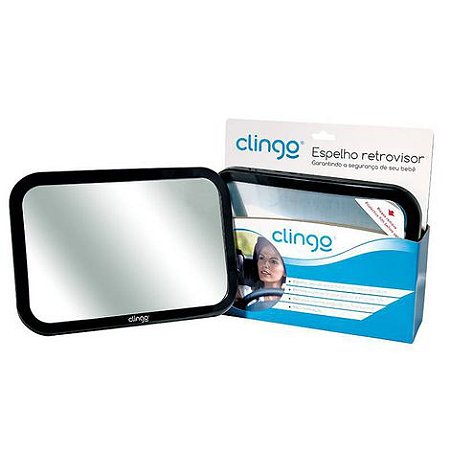 Espelho de Carro Infantil Retrovisor Grande Clingo