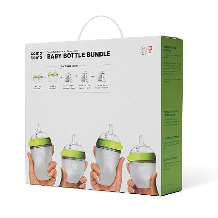 Kit Comotomo Verde 7 Peças