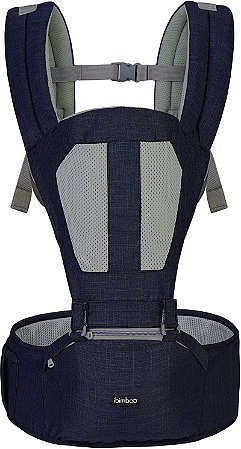 Canguru 5 Em 1 Ergonômico Azul Marinho 6m-15Kg - Ibimboo