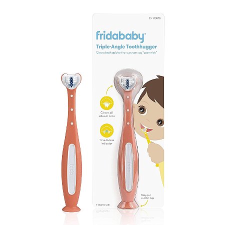 Frida Baby Escova de Dente Rosa +2a - Ângulo Triplo