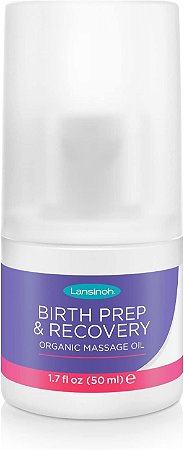 Lansinoh Óleo de Massagem Perineal Natural Orgânico, Preparação Parto Normal 50ml