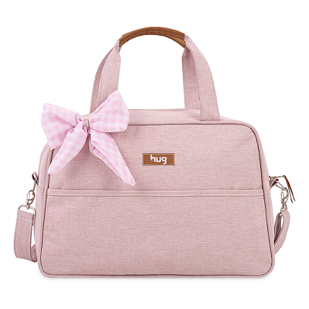 Hug Bolsa Maternidade Mescla Rosa Média