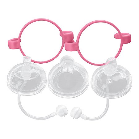 Comotomo Bico de Transição Kit Acessórios Compatível com a Comotomo Rosa