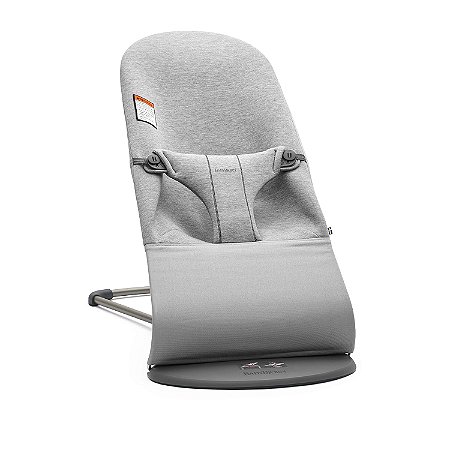 Babybjorn Bouncer com Brinquedos Light Beige Malha 3D Jersey - Cinza
