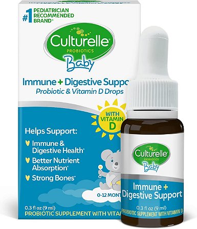 Culturelle Probiótico com Vitamina D 9ml