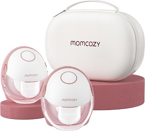 Bomba de Leite Momcozy M6 Dupla Elétrica Lançamento Flange 24mm