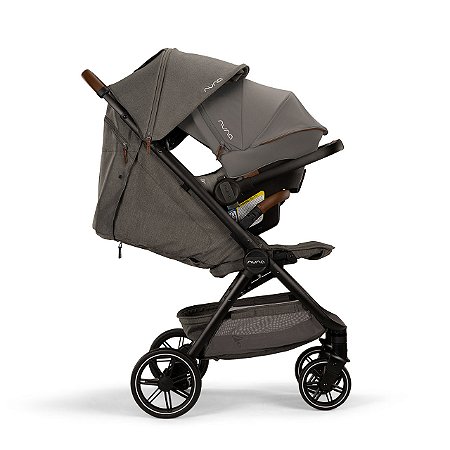 Carrinho de Bebê Nuna TRVL LX + PIPA URBN Travel System em Granito