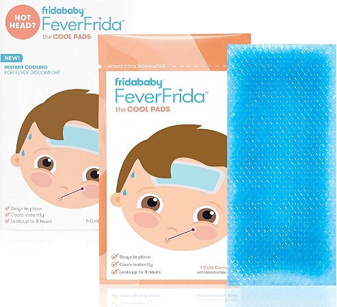 Frida Baby Cool Pads Alívio de Febre, desconforto e dor de cabeça  5 unidades