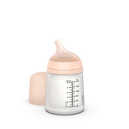 Mamadeira Suavinex Zero Zero Fluxo Adaptável 180ml