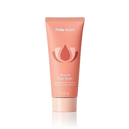 Frida Mom Hidratante para Estrias e Massagens Perineais com Vitamina E, Óleo de Girassol e Côco + Cera de Abelha 100% Natural