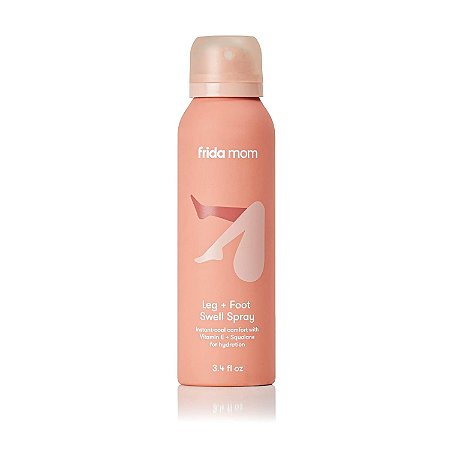 Frida Mom Spray para Pernas Inchadas Gravidez, Alivio Muscular para pernas e pés, Refrescante, com Vitamina E