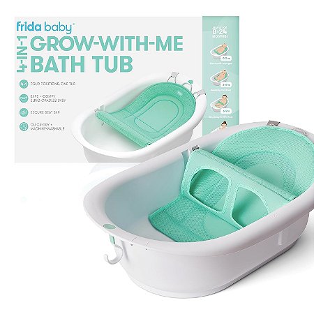 Banheira para Recém Nascido Frida Baby 4 em 1 Grow-with-Me - RN a 2 anos