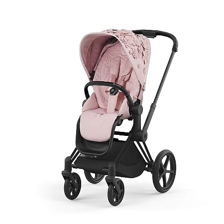 Cybex Carrinho Priam 4 Matt Black Pale Blush