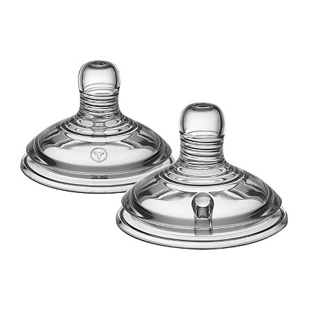 Bico Mamadeira Tommee Tippee +6m Fluxo Rápido Corte em Y 2 unidades
