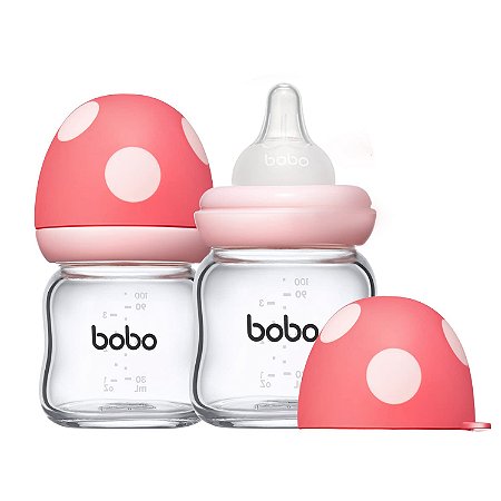 Mamadeira de Vidro YOHKOH Cogumelo 2un 100ml
